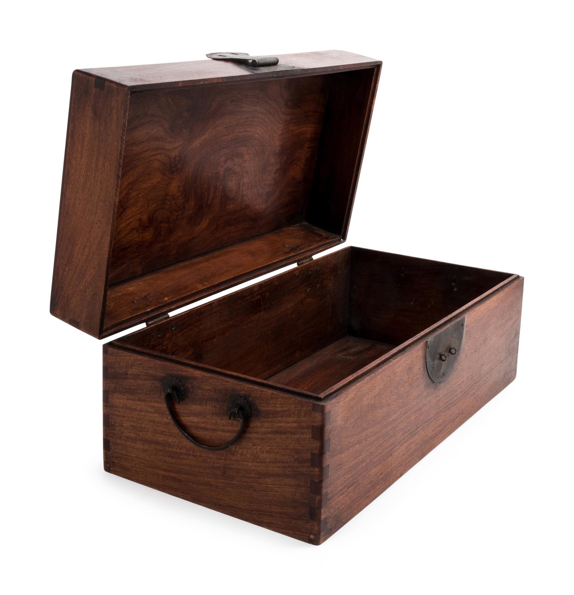 A Huanghuali Wood Rectangular Box
