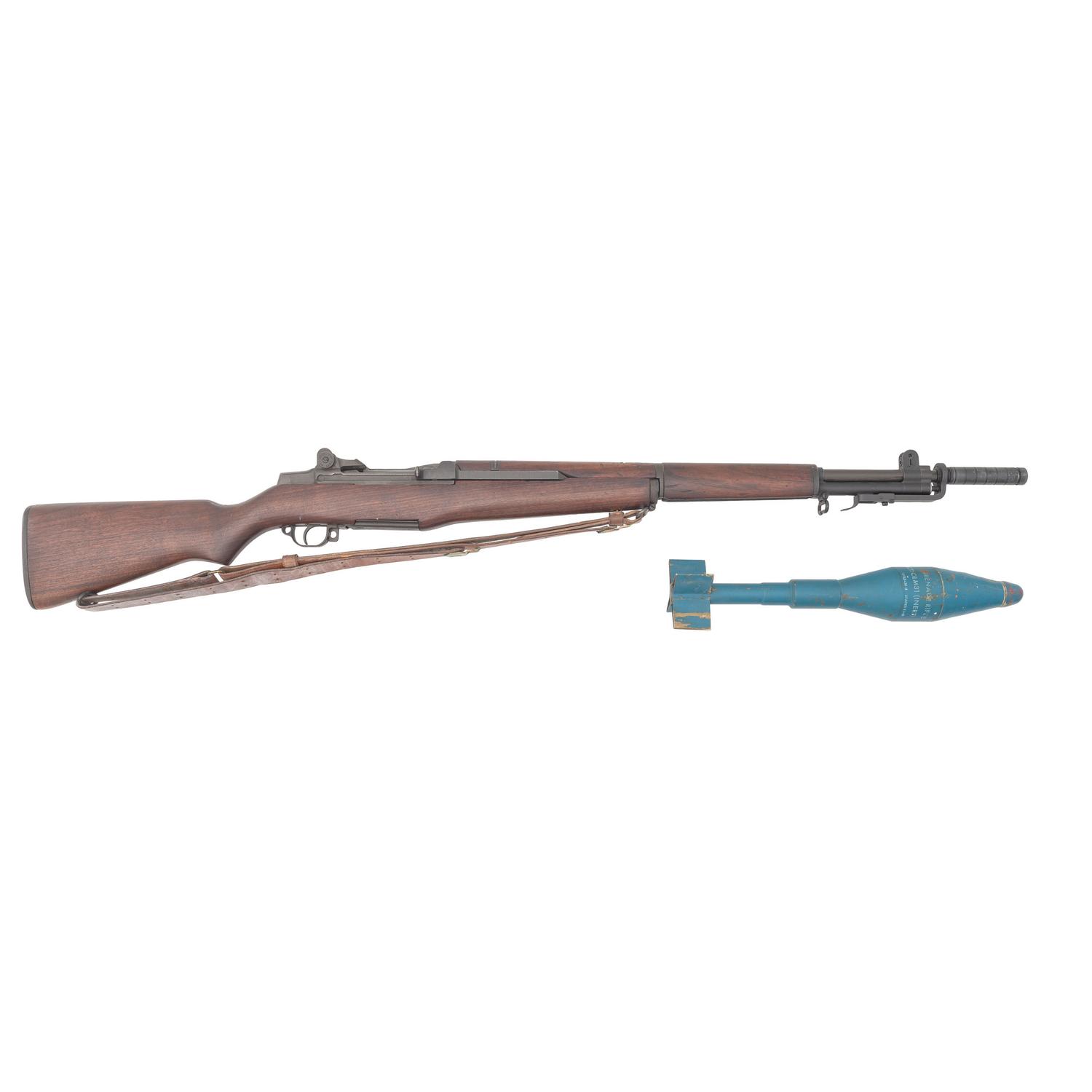 **Springfield Armory M1 Garand with Grenade Launcher and Inert Training Grenade