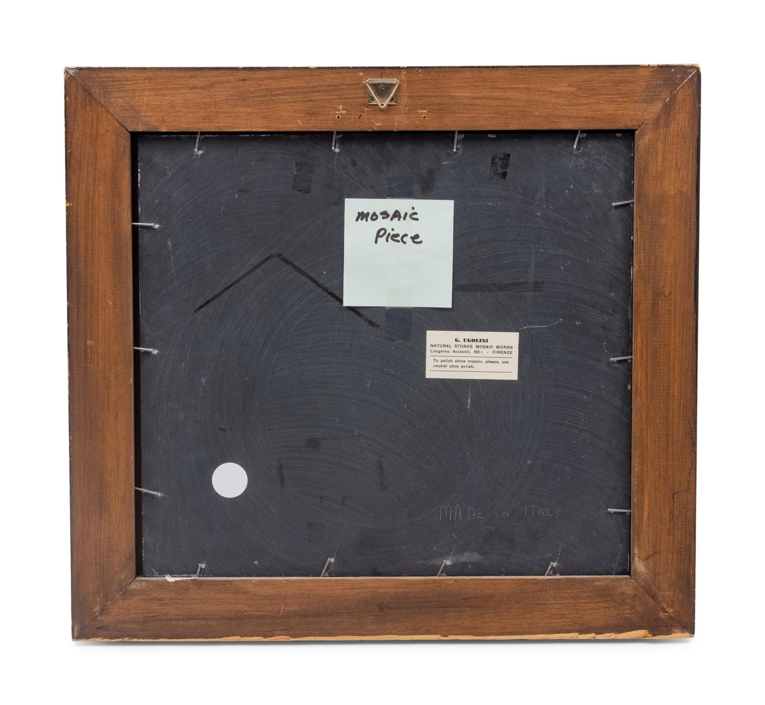 Three Framed Italian Pietra Dura Plaques