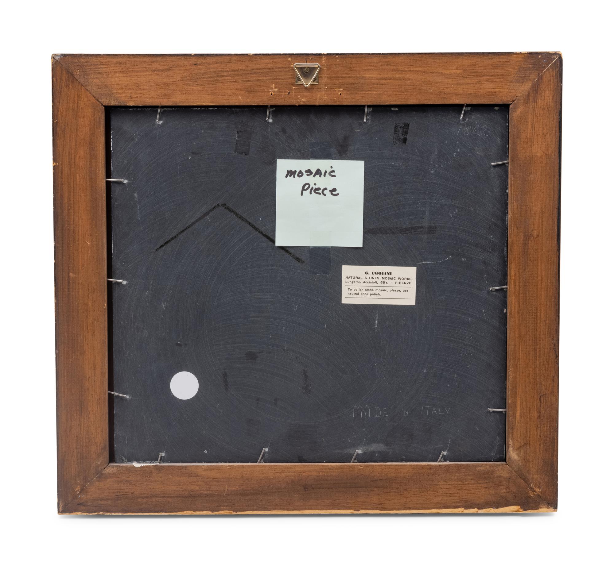 Three Framed Italian Pietra Dura Plaques