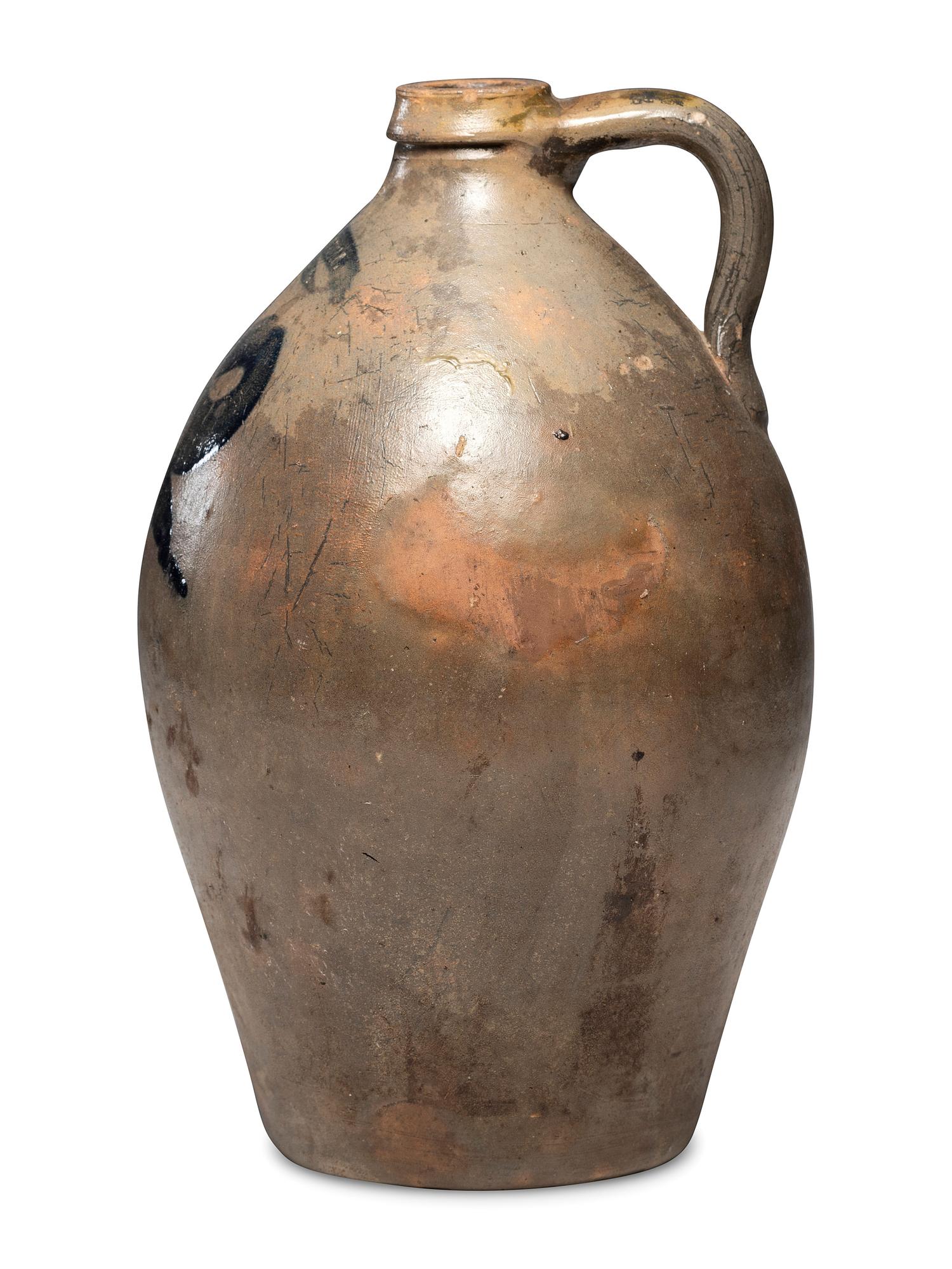 A J. B. Maxfield Two-Gallon Cobalt Decorated Stoneware Jug