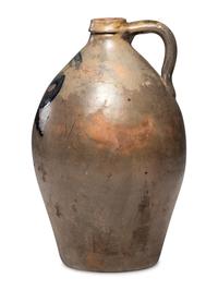 A J. B. Maxfield Two-Gallon Cobalt Decorated Stoneware Jug