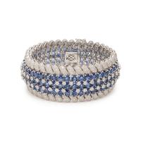 DIAMOND AND SAPPHIRE BRACELET