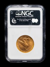 A 1910-D Indian Head $10 Coin (NGC MS63)