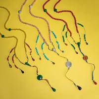 Three Chinese Court Necklaces, Chaozhu, Late 19th-Early 20th Century — 清晚期 水晶、料器朝珠三挂