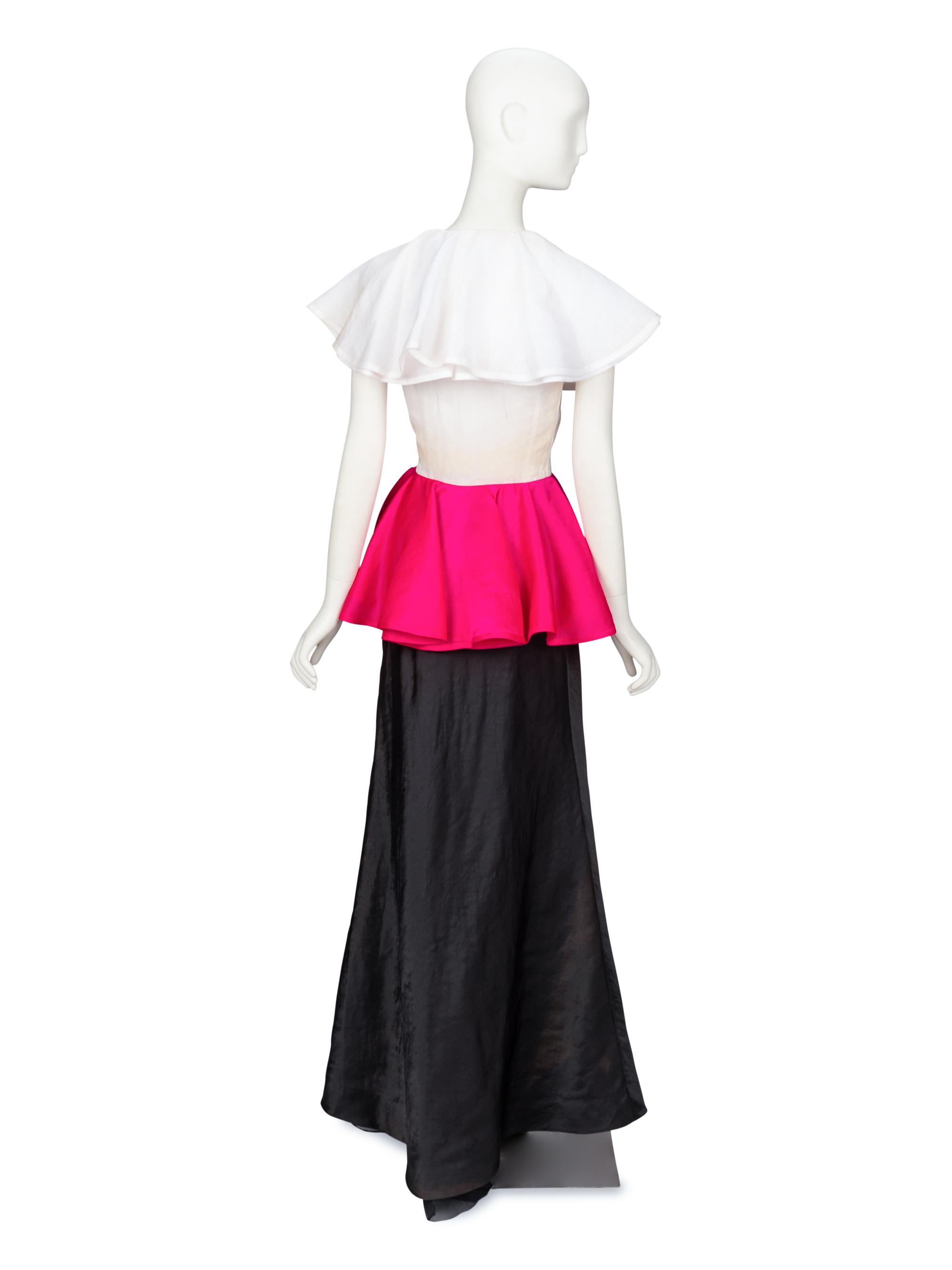 Oscar de la Renta, Evening Gown, 1980's Runway Sample
