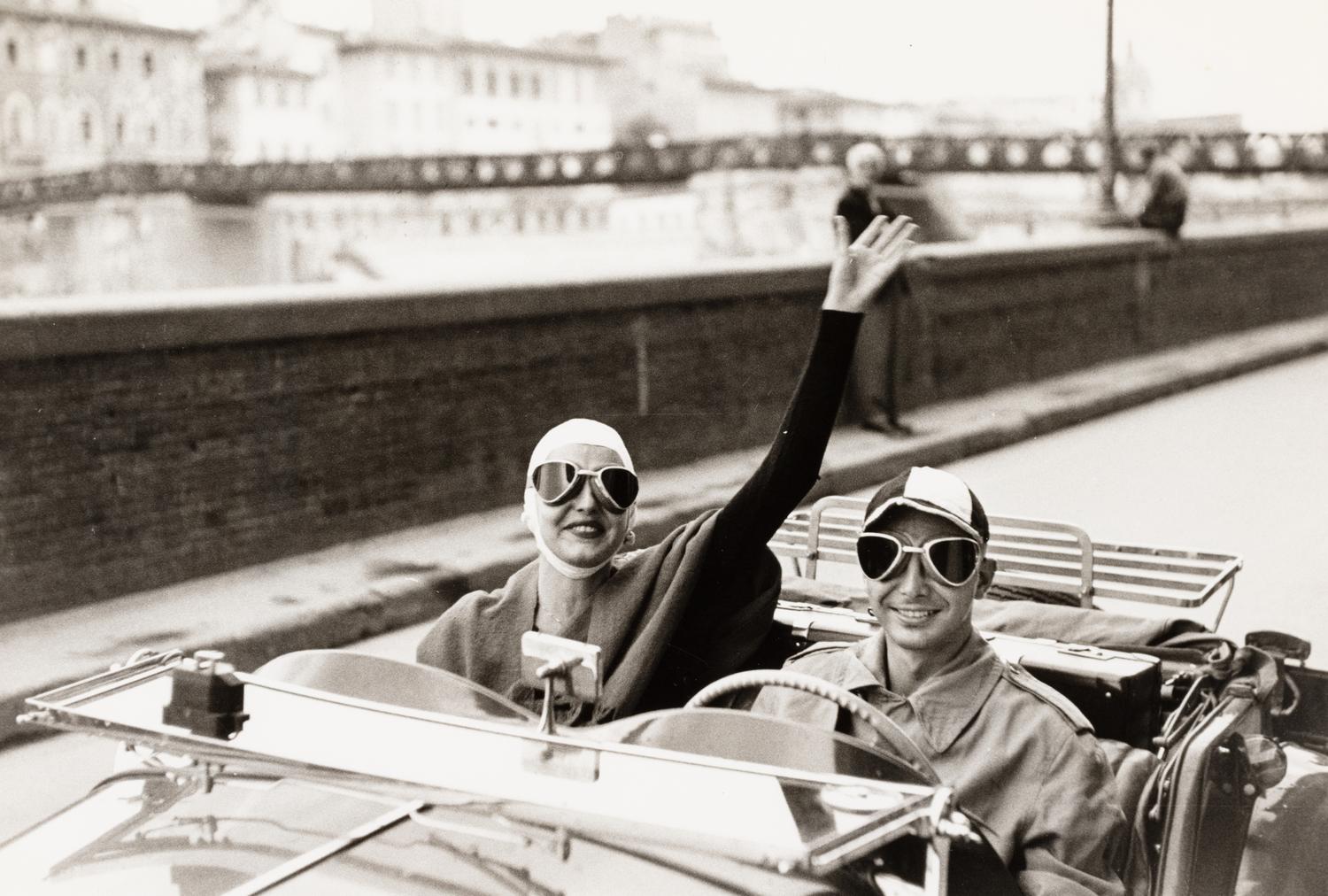 Ruth Orkin (1921-1985) Couple in MG, Florence, 1951