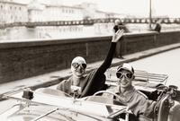 Ruth Orkin (1921-1985) Couple in MG, Florence, 1951
