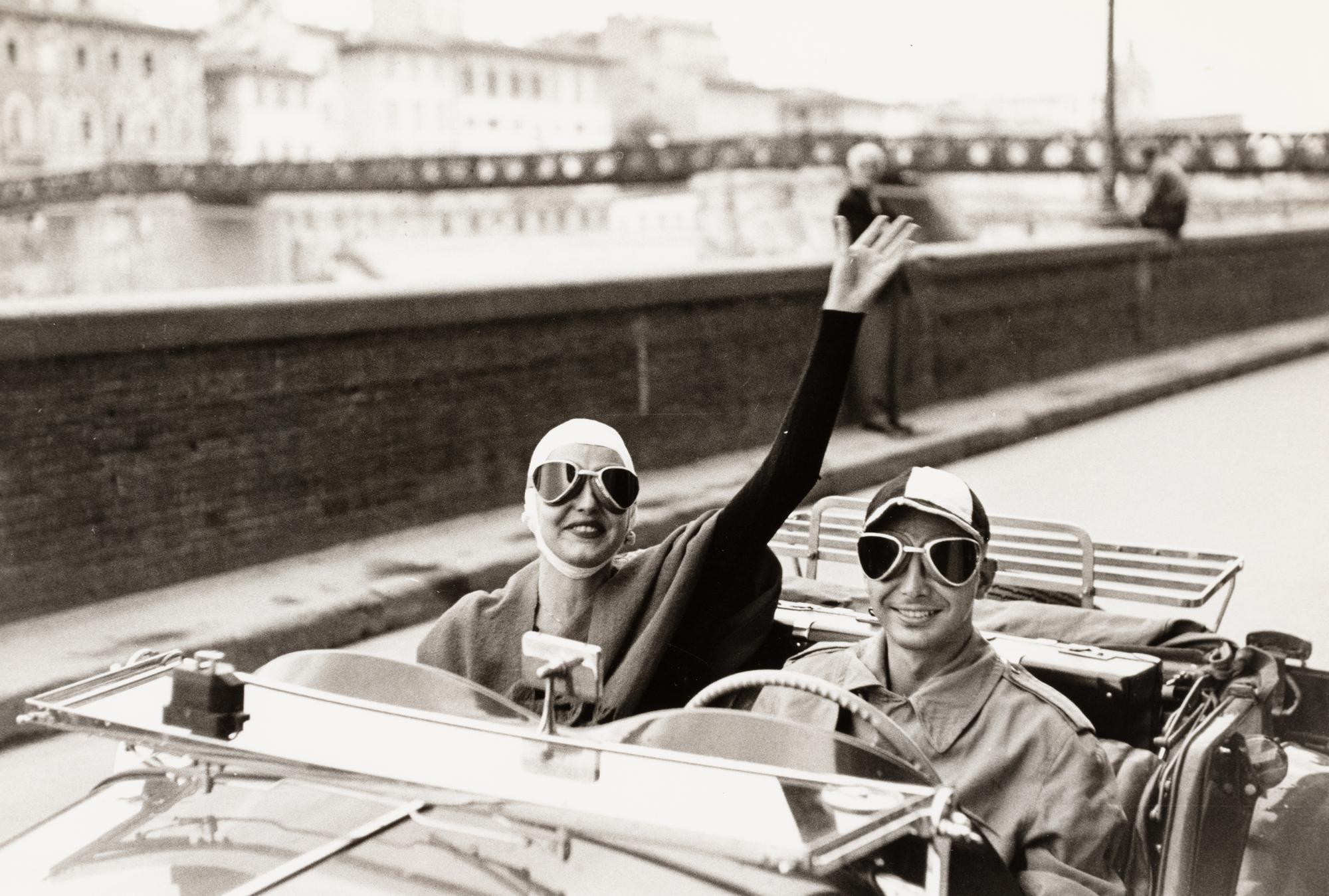 Ruth Orkin (1921-1985) Couple in MG, Florence, 1951