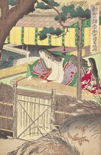 Toyohara Chikanobu (Japanese, 1838-1912) and Utagawa Ginjiro (Utagawa Kunimine ) (Japanese, 1861-1944), Two Woodblock Triptychs