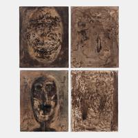 A Group of Four Works ( Als I2 , Als I3 , Testa di Uomo , and Il Bel Poeta) , 1959-60