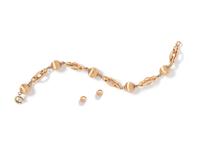 A 14 Karat Yellow Gold Demi-Parure,