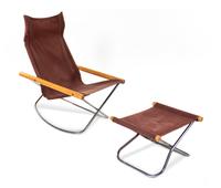 NY Folding Rocking Chair and Ottoman