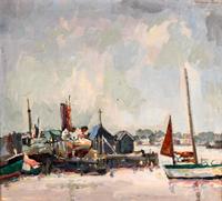Marine Railway, Gloucester, Massachusetts, 1959