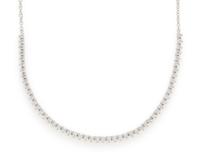 EF COLLECTION, RETAILED BY BROKEN ENGLISH, WHITE GOLD AND DIAMOND NECKLACE