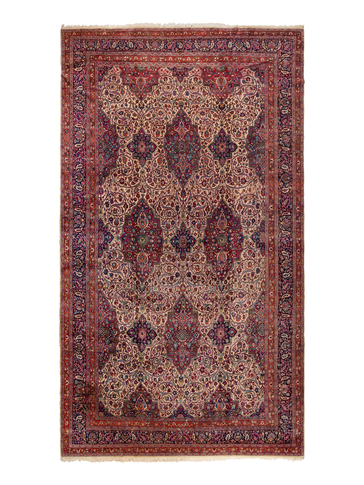 A Khorassan Wool Rug