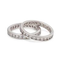 PAIR OF DIAMOND ETERNITY BANDS