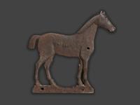 A Cast Iron Horse Windmill Weight