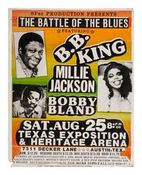 [AFRICAN AMERICANA - MUSIC]. A group of 2 posters promoting shows headlined by B.B. King and Smokey Robinson. Ca 1980s.