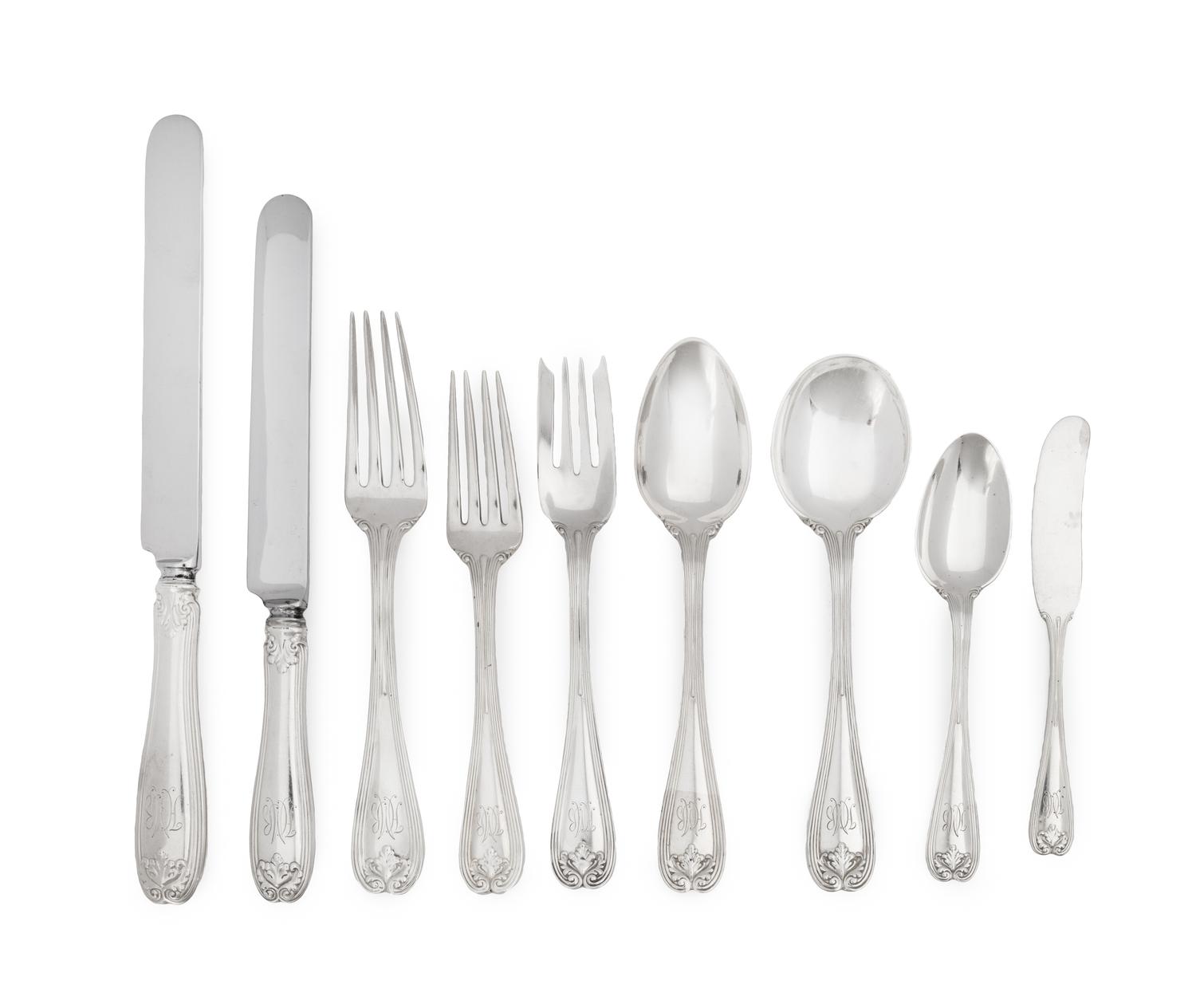A Tiffany and Co. Silver Flatware Service