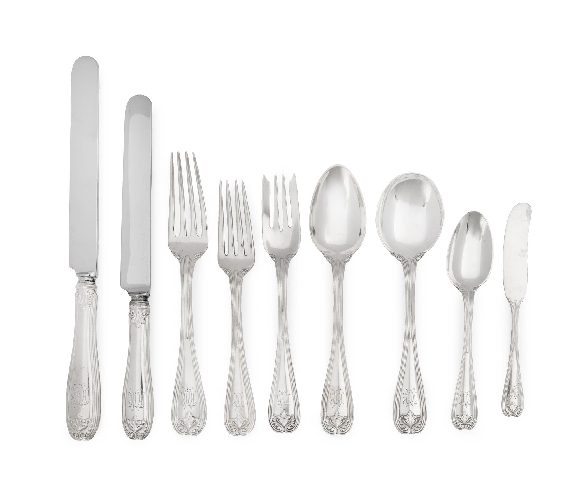 A Tiffany and Co. Silver Flatware Service