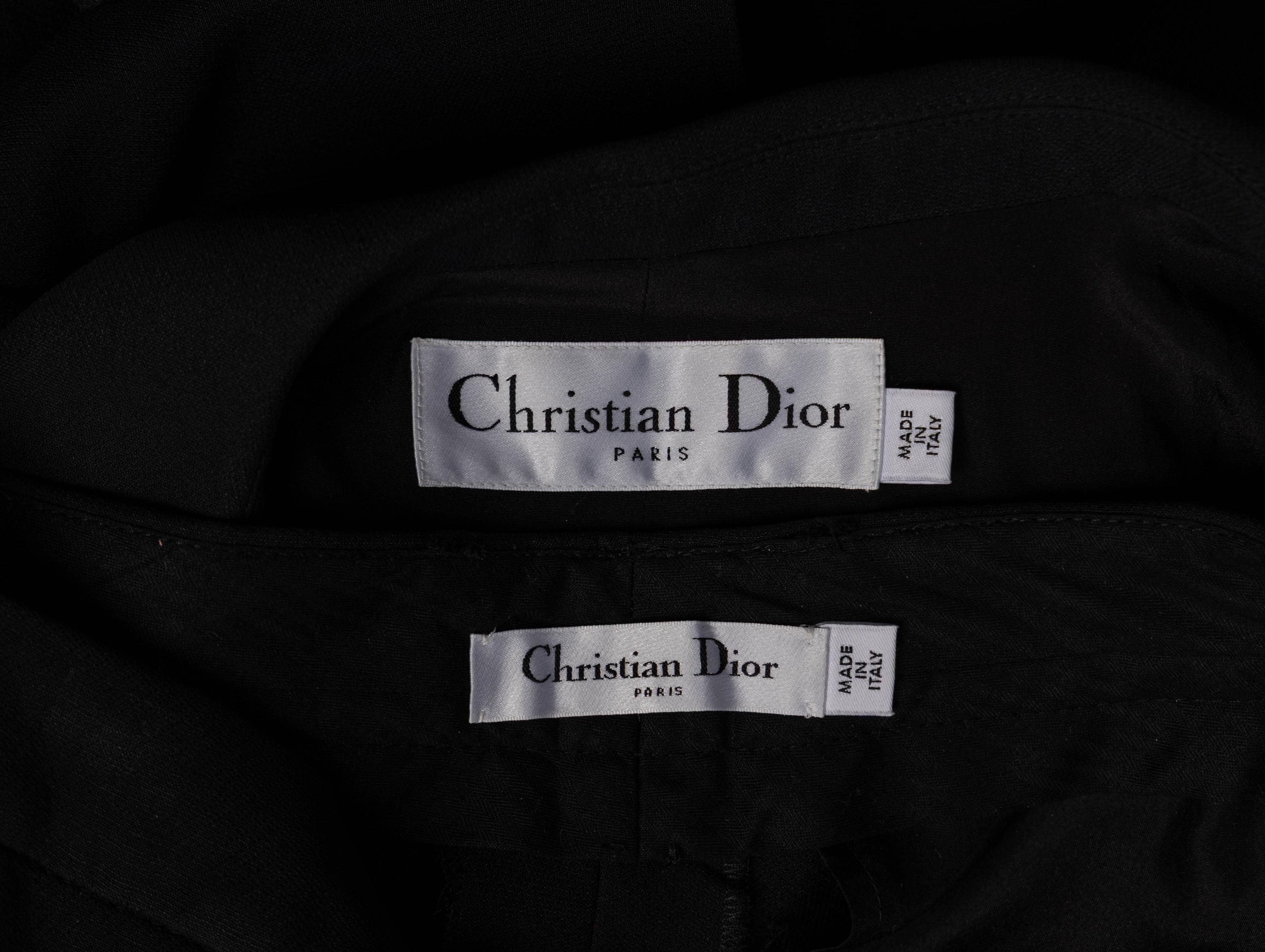Christian Dior, Black "Bar" Pantsuit
