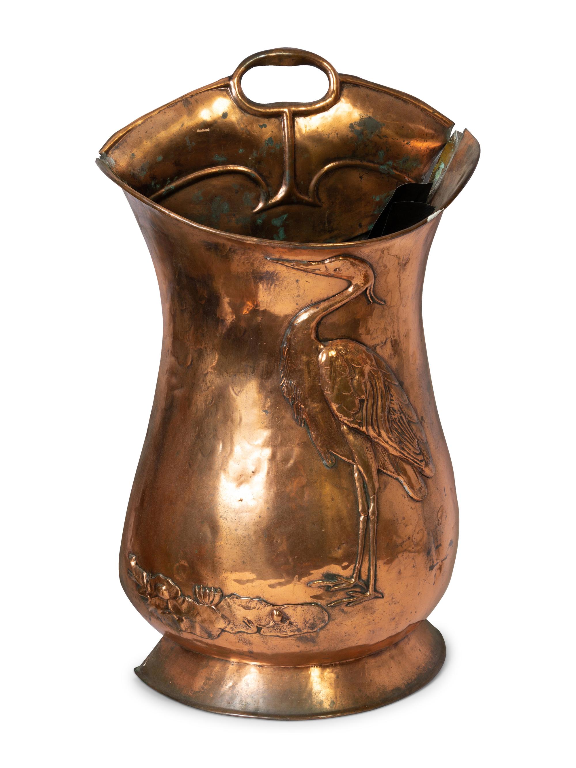A Group of Five Copper Vessels