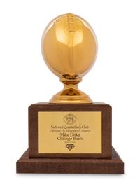 A 1995 National Quarterback Club Lifetime Achievement Trophy Awarded to Mike Ditka Formerly Displayed at Mike Ditka's Restaurant