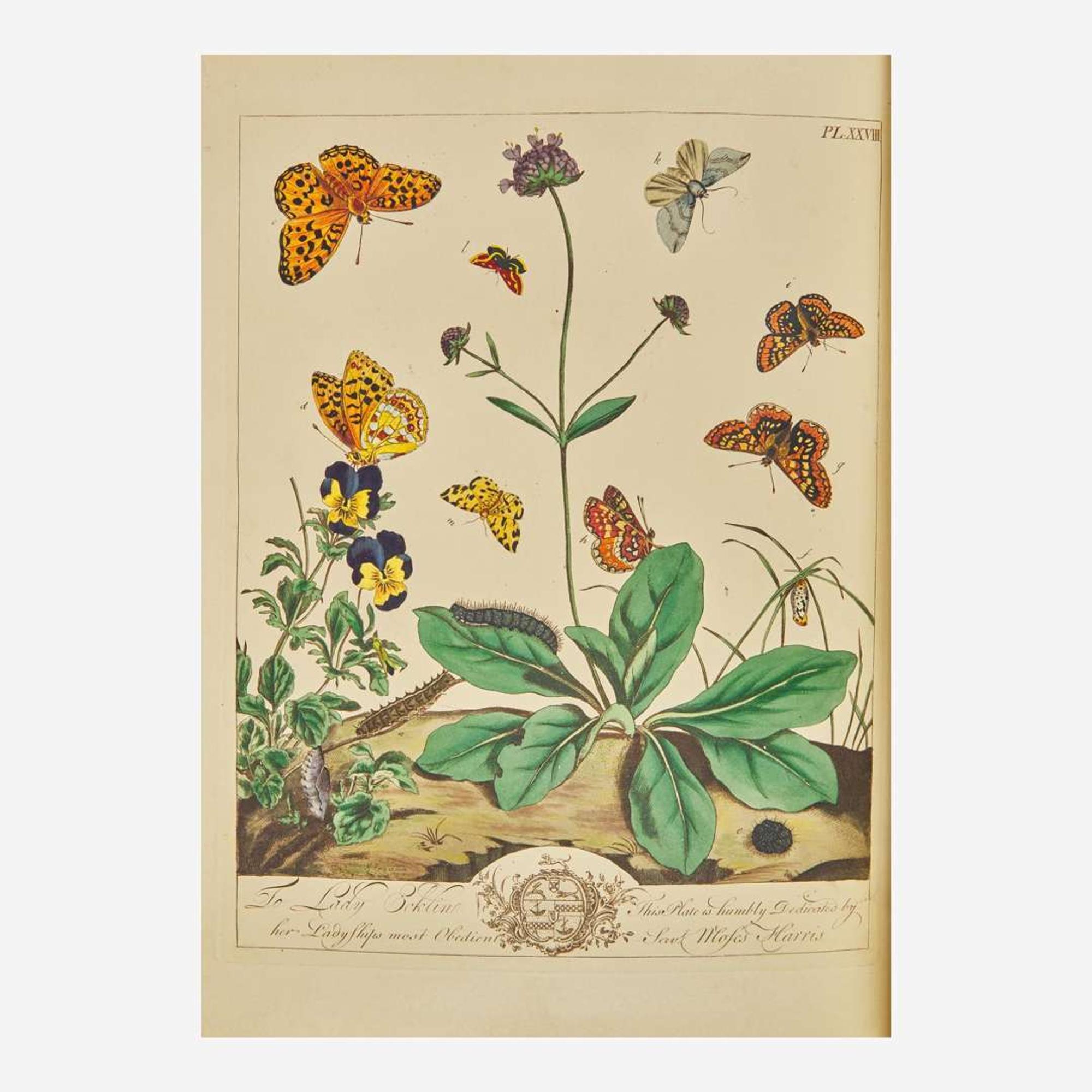 [Natural History] Harris, Moses, and John O. Westwood The Aurelian A Natural History of English Moths and Butterflies, Together with the Figures of Their Transformations and of the Plants on Which They Feed...