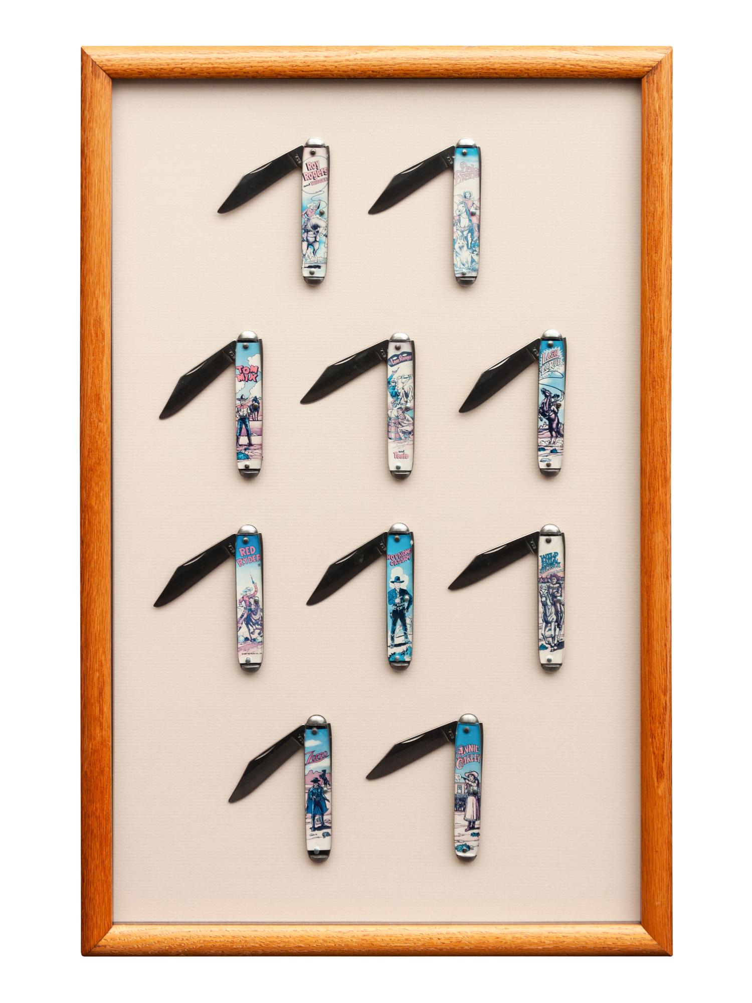 Three Framed Pieces of Roy Rogers Memorabilia