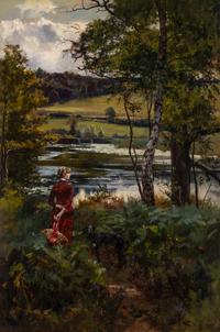 Henry John Yeend King (British, 1855–1924) — At the Water's Edge