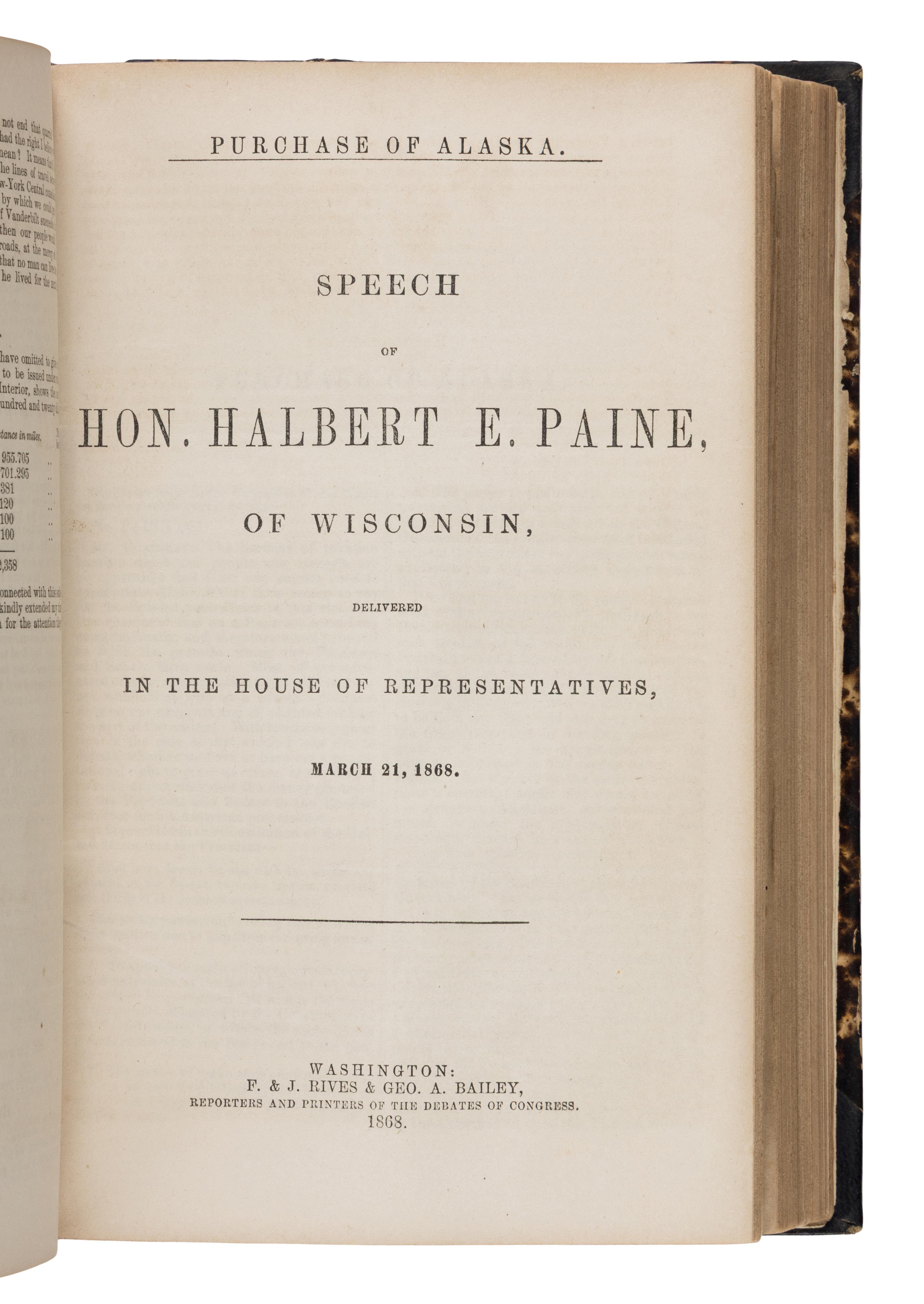 [Hunt, John Warren (1826-1859)]. The Wisconsin Almanac and Annual Register, 1856 . [Milwaukee: Rufus King & Co., 1855].