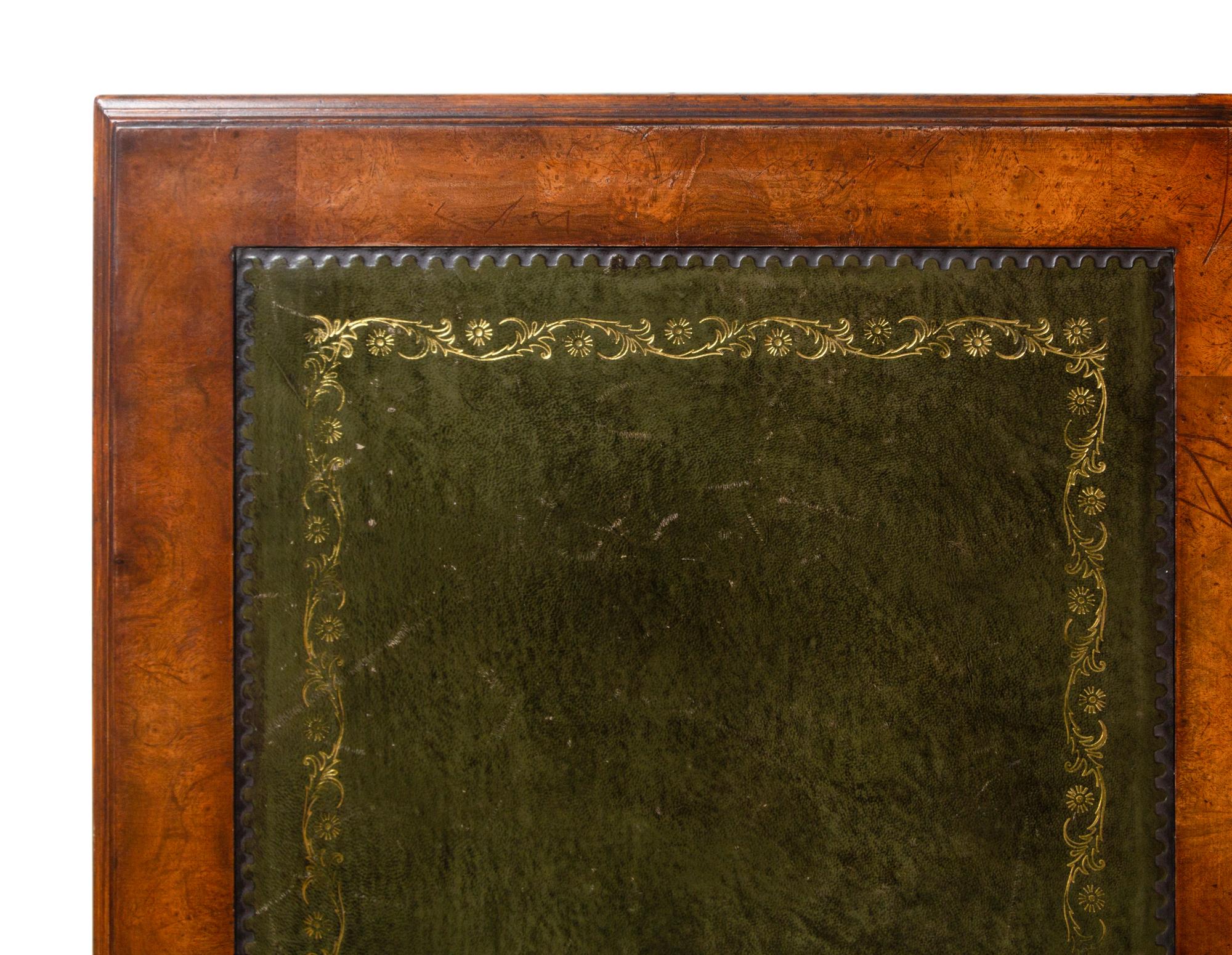 A George III Style Mahogany Pedestal Desk