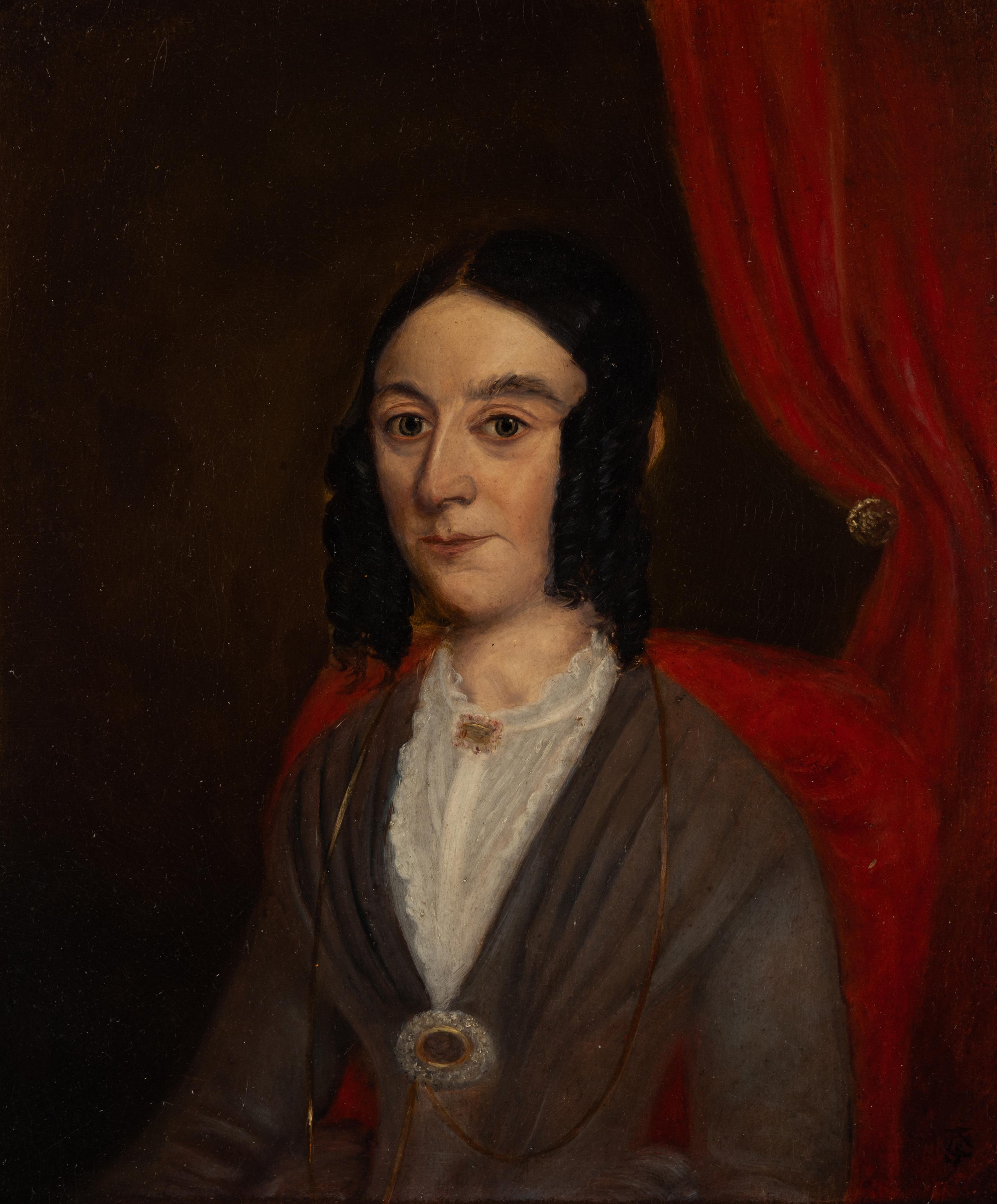 American School, 19th Century — Portrait of a Woman, c. 1860