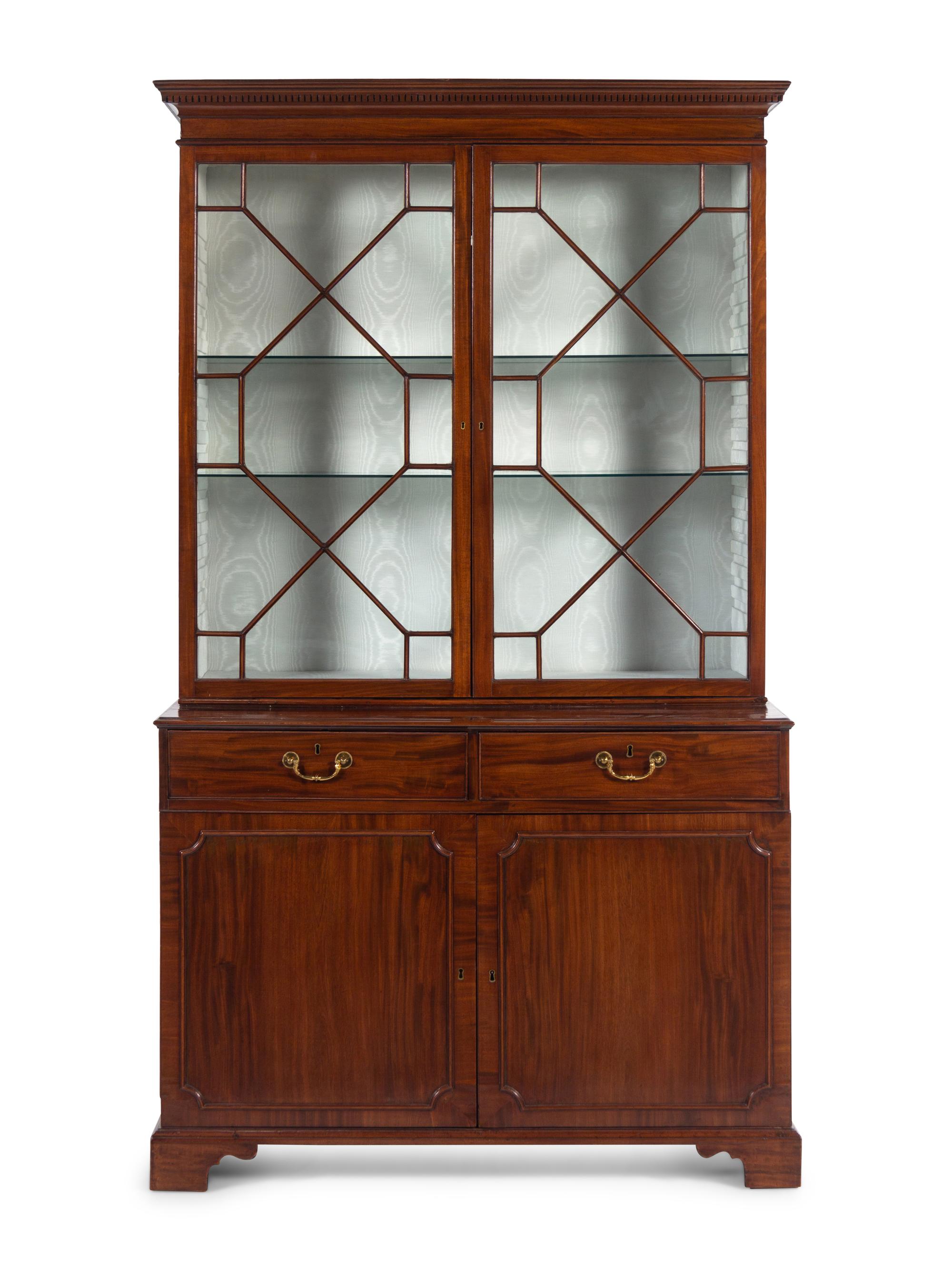 A George III Mahogany Bookcase