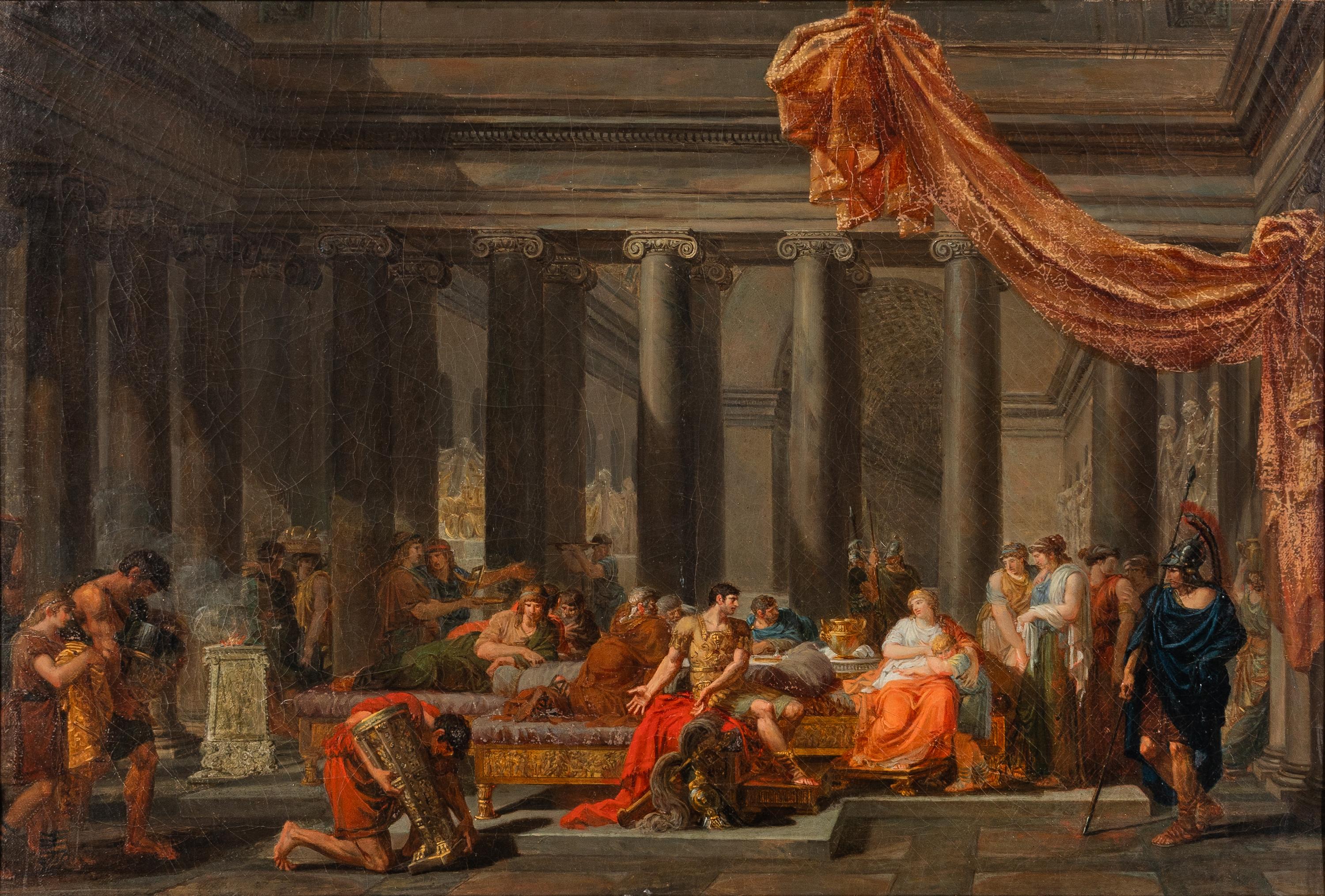 French School, 18th Century — A Classical Scene , 1775-1799