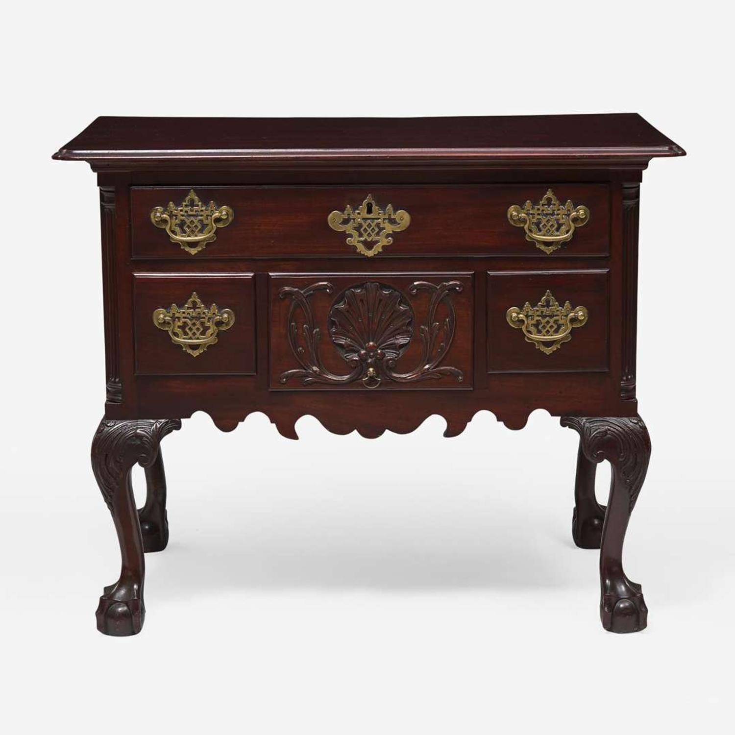 A Chippendale carved mahogany dressing table Philadelphia, PA, circa 1775