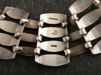 Mexican Sterling Silver Collar Necklace