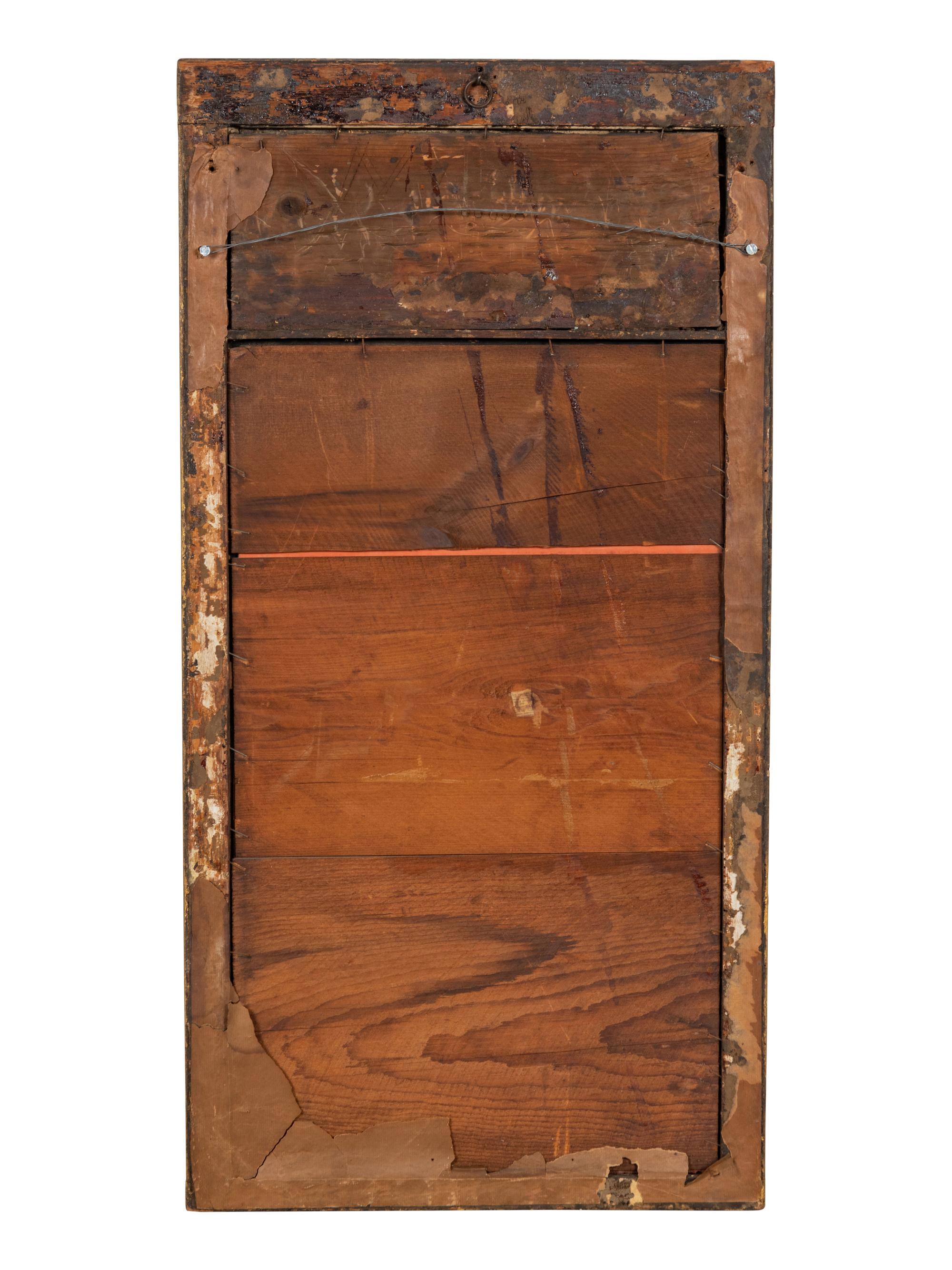 An Italian Neoclassic Style Giltwood Mirror