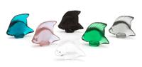 A Group of Six Lalique Colored Glass Fish Height 2 inches. — 20TH CENTURY