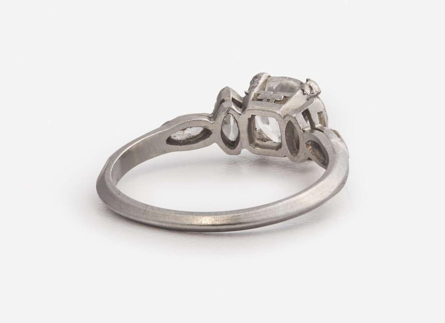 A Platinum and Diamond Ring, 1.51 Carat Circular Brilliant-Cut Diamond, GIA Certified