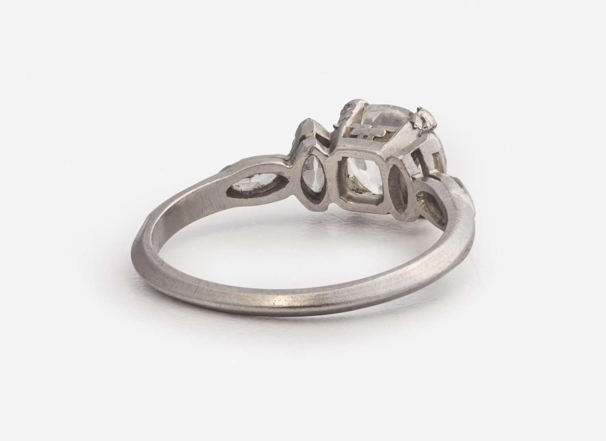 A Platinum and Diamond Ring, 1.51 Carat Circular Brilliant-Cut Diamond, GIA Certified
