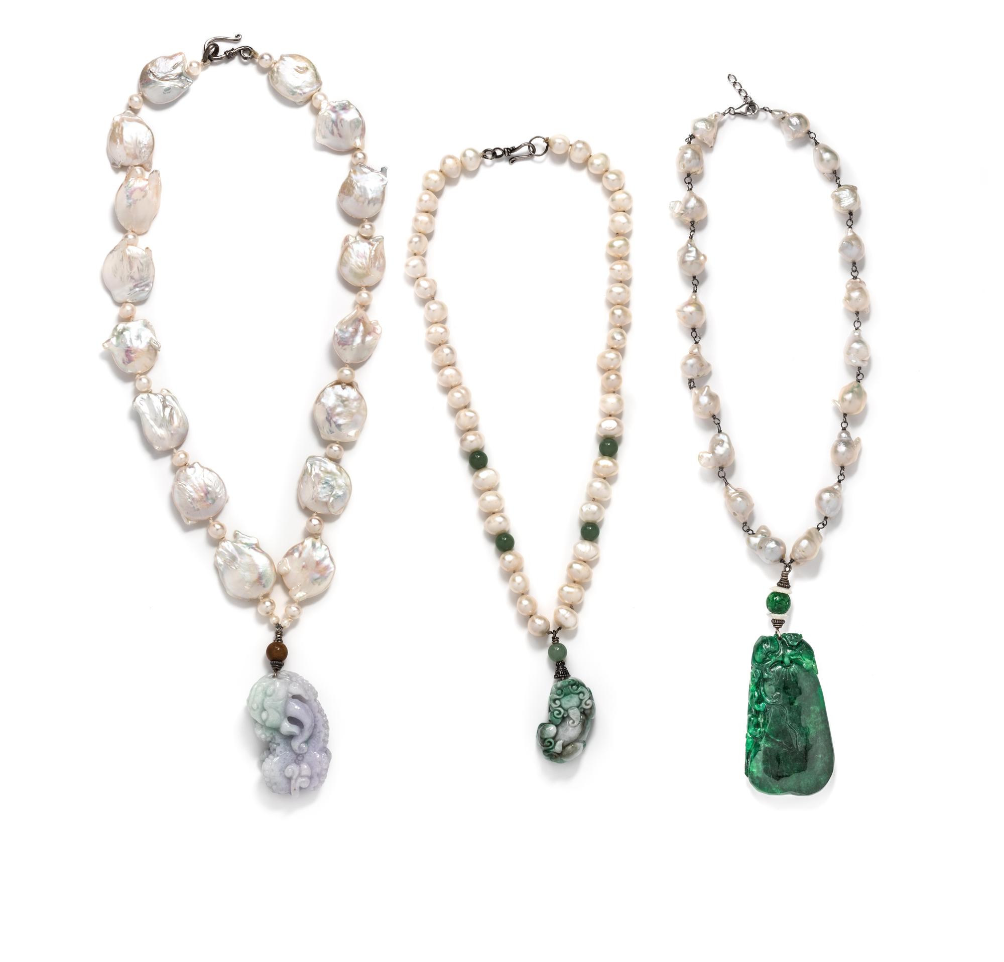 COLLECTION OF CULTURED PEARL NECKLACES