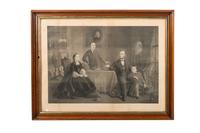 [CIVIL WAR]. A group of 3 engravings and lithographs featuring portraits of Abraham Lincoln and Ulysses S. Grant, and their families.