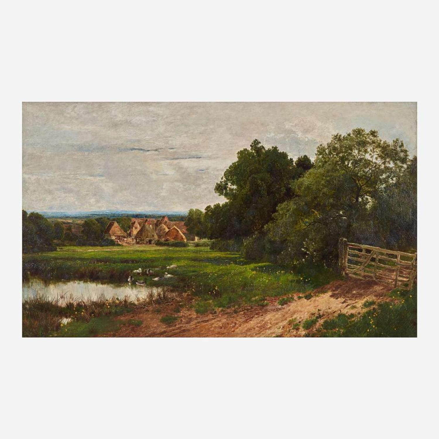 John Clayton Adams (British, 1840–1906) In the Countryside