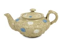 A Collection of Seven English Salt Glazed Relief Form Articles — 19TH/20TH CENTURY