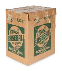 A Factory Case of 1987 Topps Baseball Cards (20 Wax Boxes)