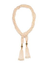 CULTURED PEARL AND DIAMOND MULTISTRAND LARIAT NECKLACE