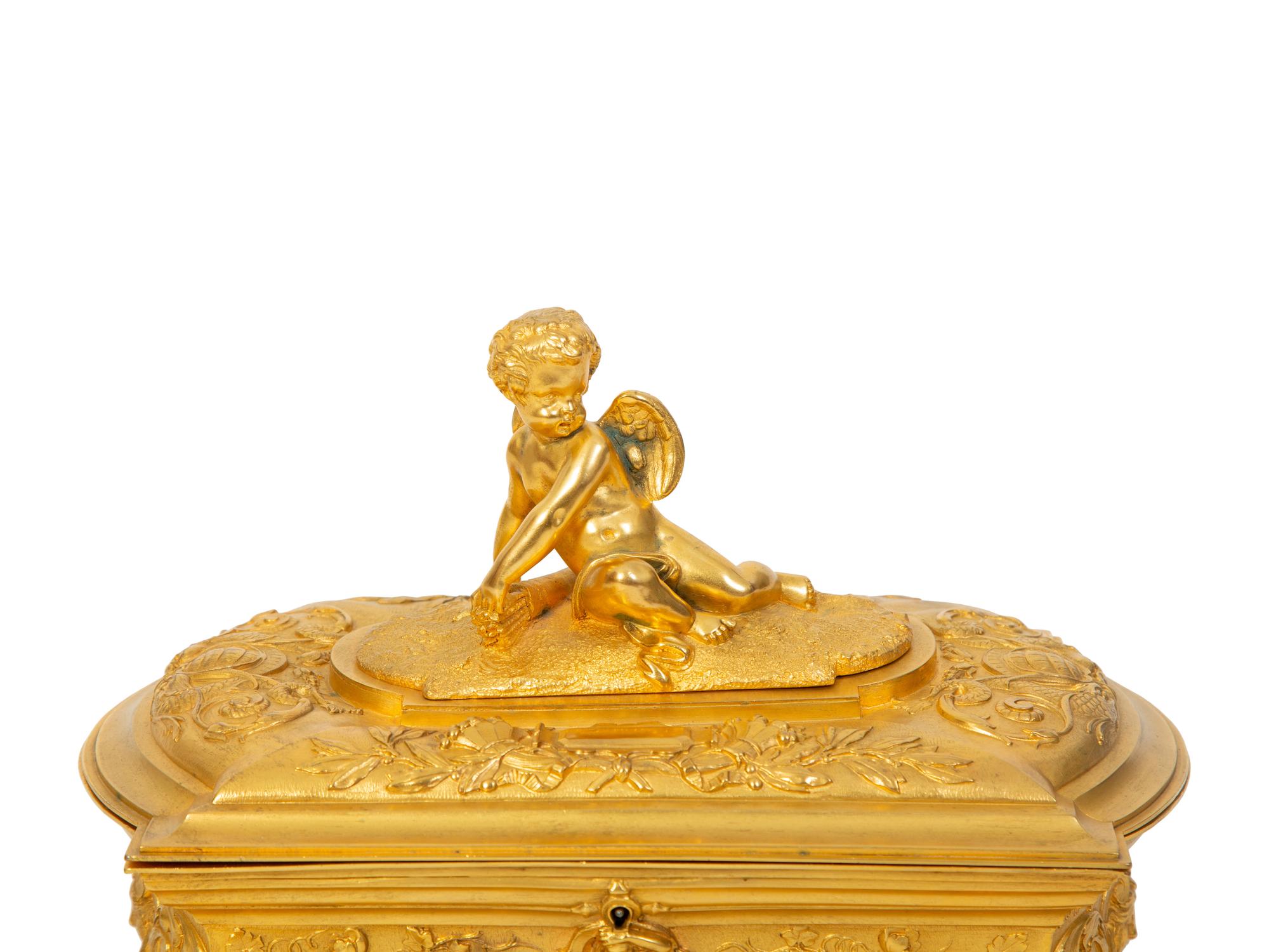 A Louis XV Style Gilt Bronze Casket — 20TH CENTURY