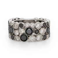 Chantecler, Diamond, Black Diamond, and White Gold Ring